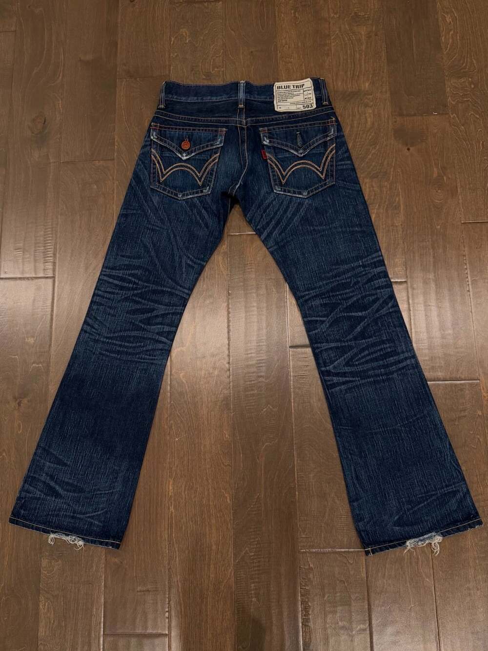 EDWIN Blue Trip 503 Japanese Denim Jeans 28x31 Y2K Vintage 🇯🇵